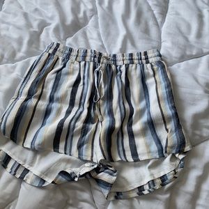 Stripe flowy shorts